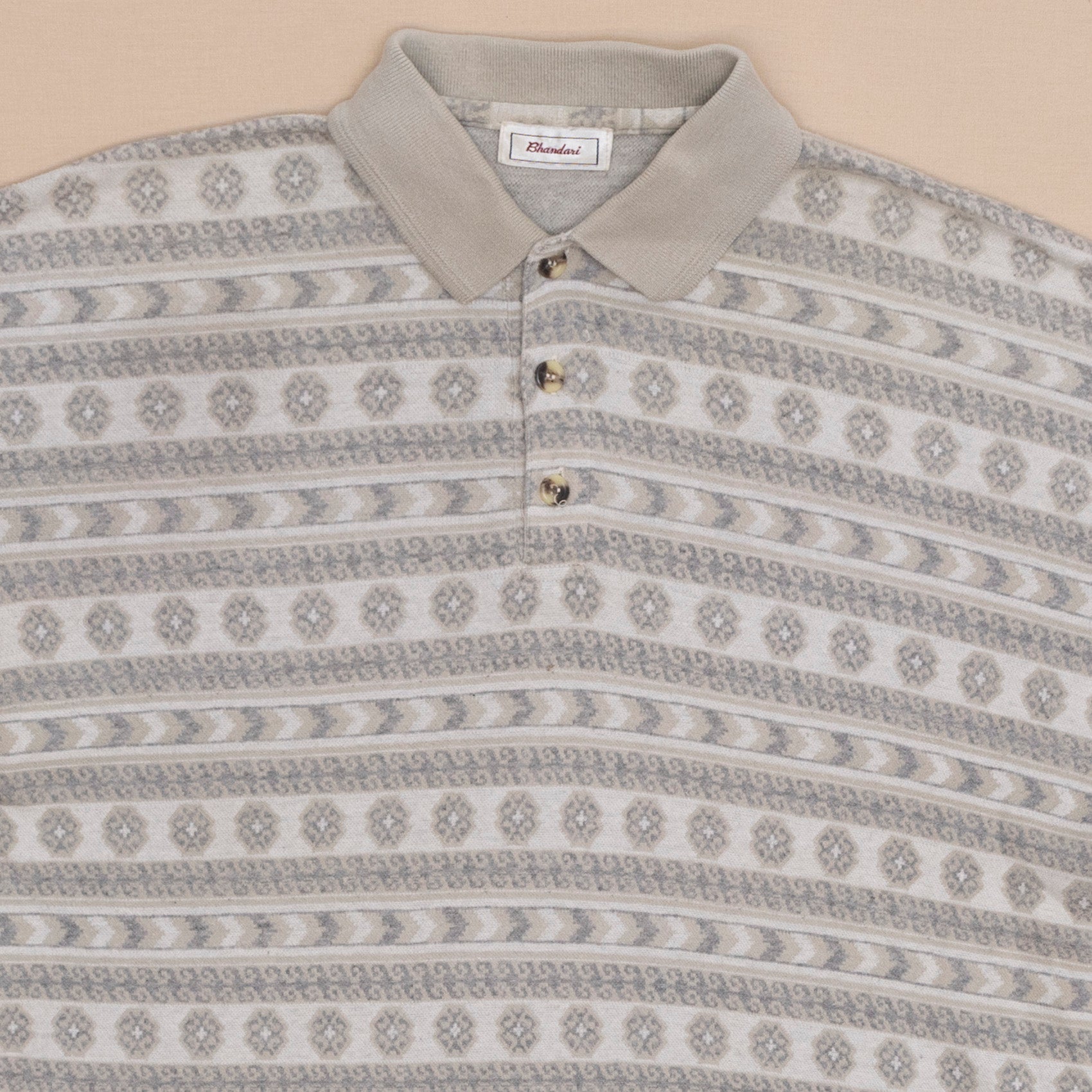 Pattern Poloshirt, M