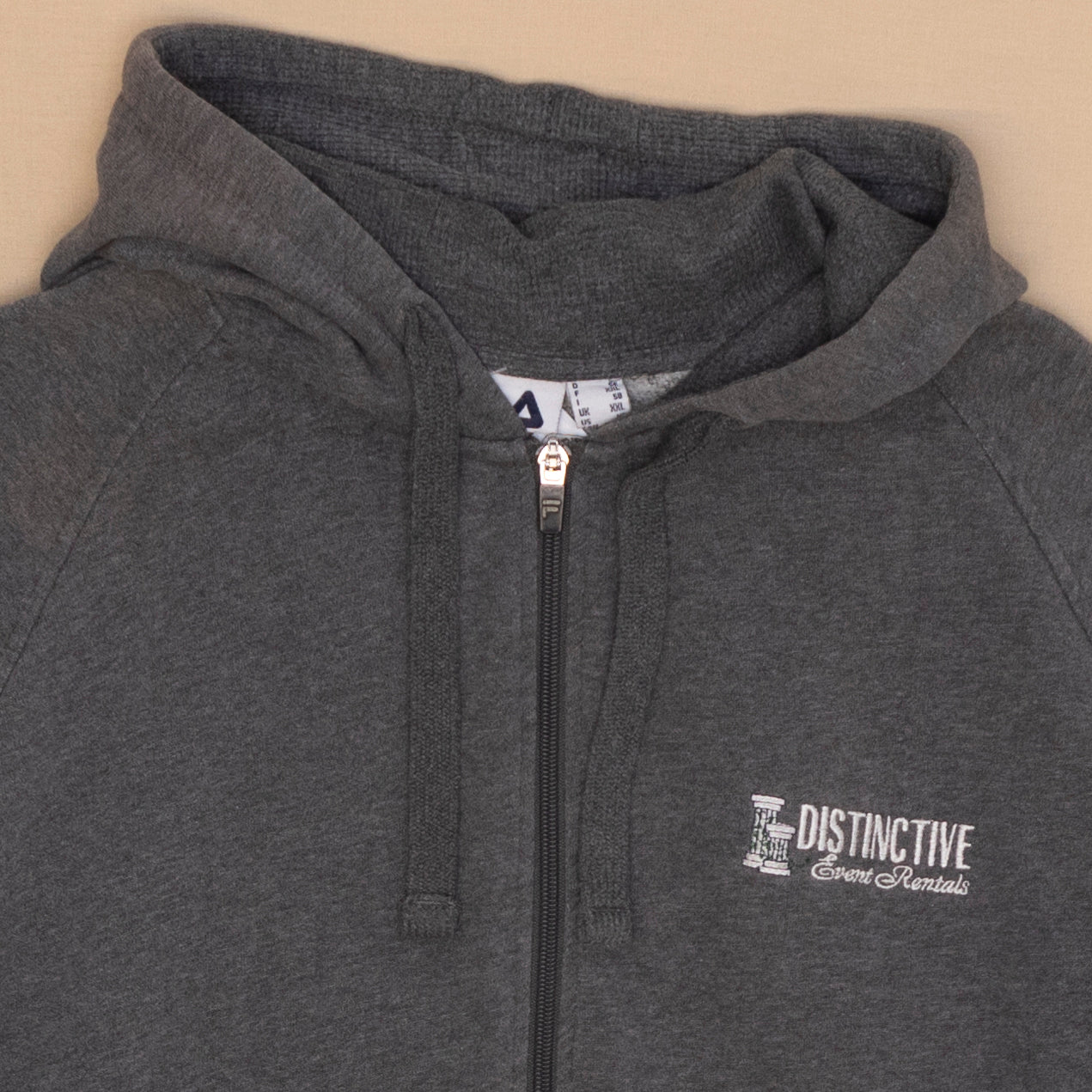 Distinctive Zip Hoodie, XL