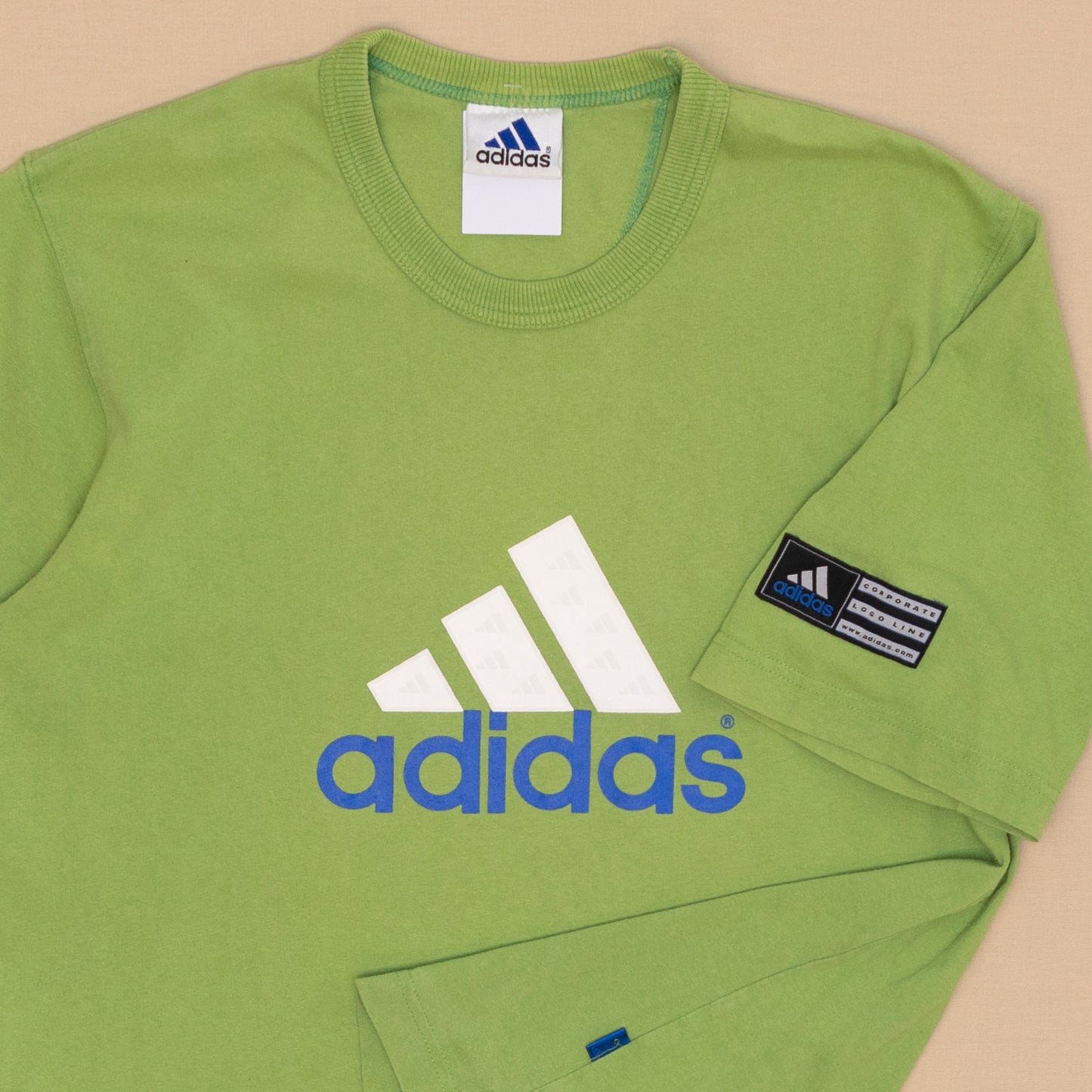 Adidas Corporate Logo T Shirt, S-M