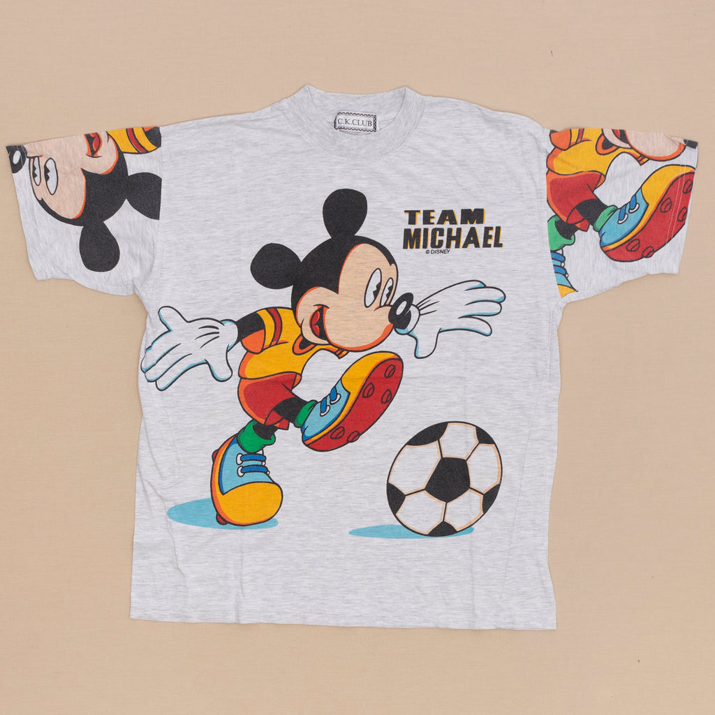 Mickey Mouse Soccer T Shirt, M-L