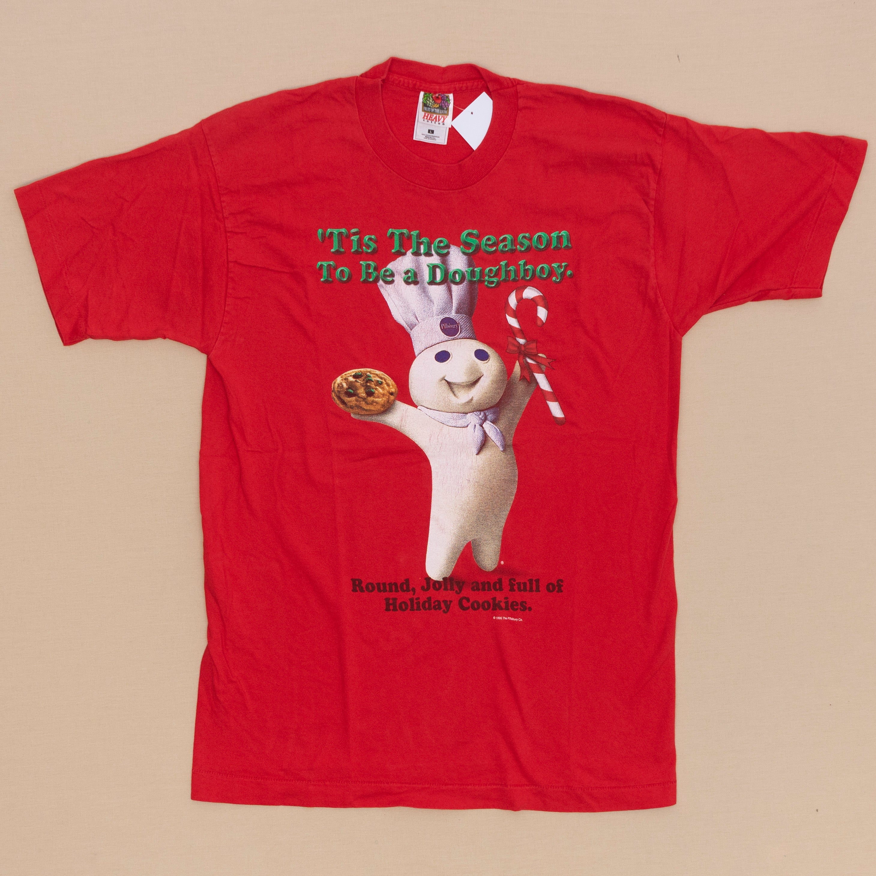 Doughboy Christmas T Shirt, L