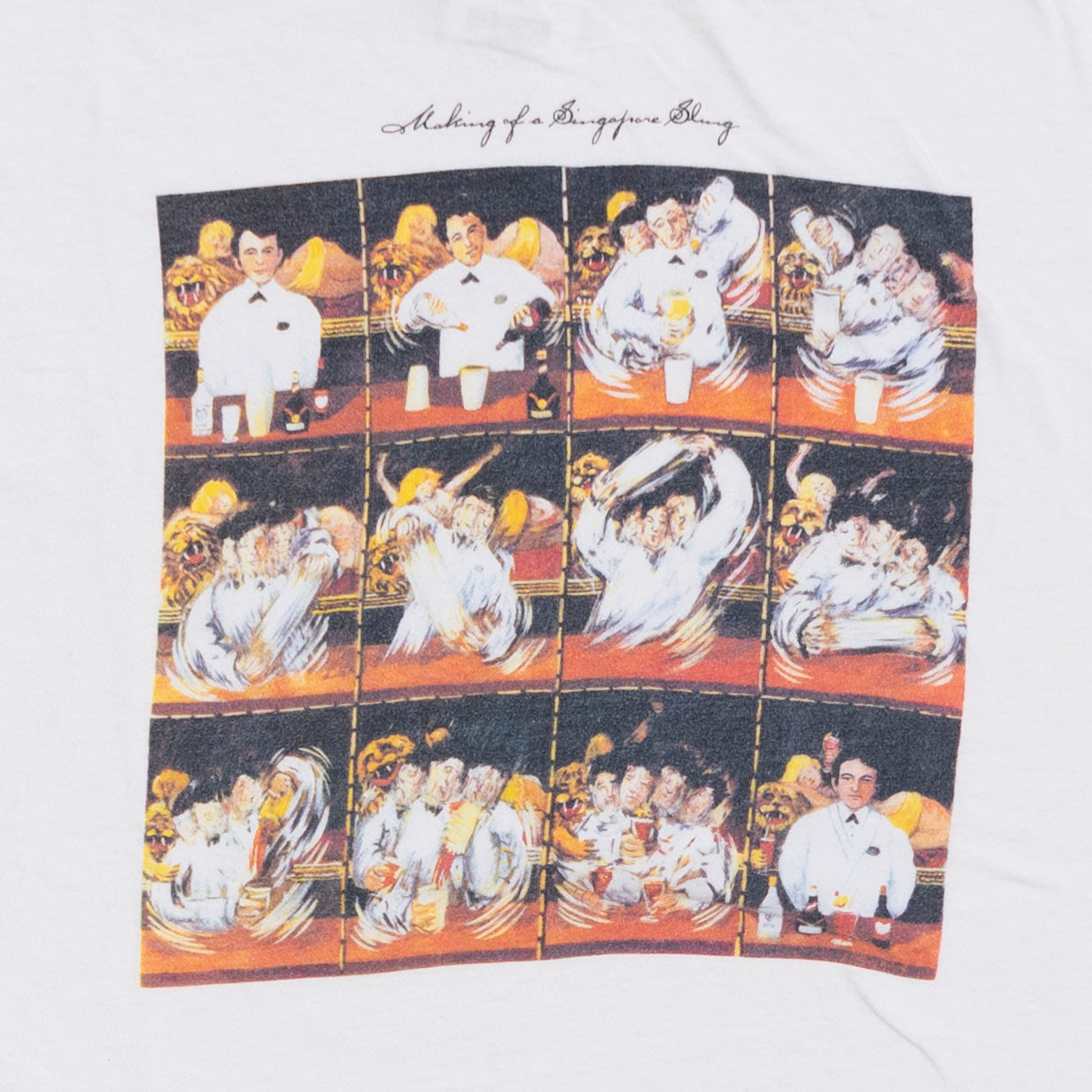 Making of a Singapore Sling T Shirt, XL