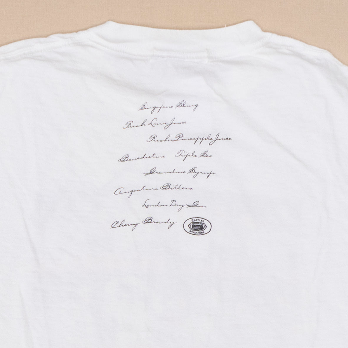 Making of a Singapore Sling T Shirt, XL