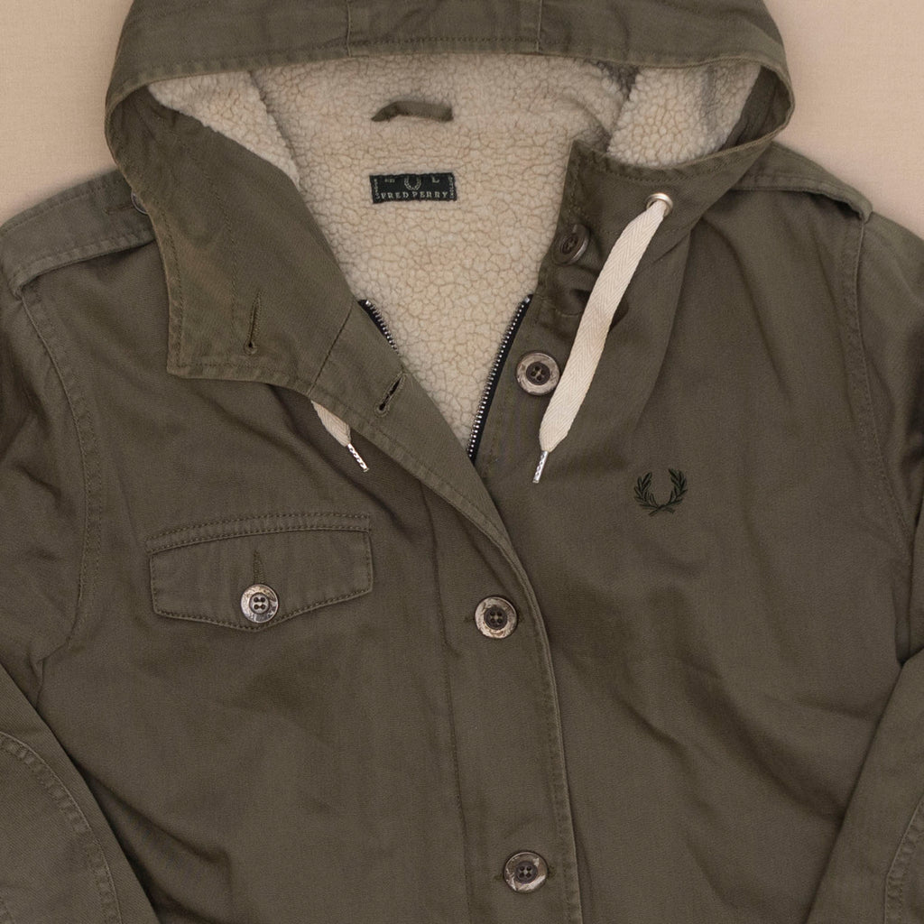 Fred Perry Sherpa Mantel, Womens L