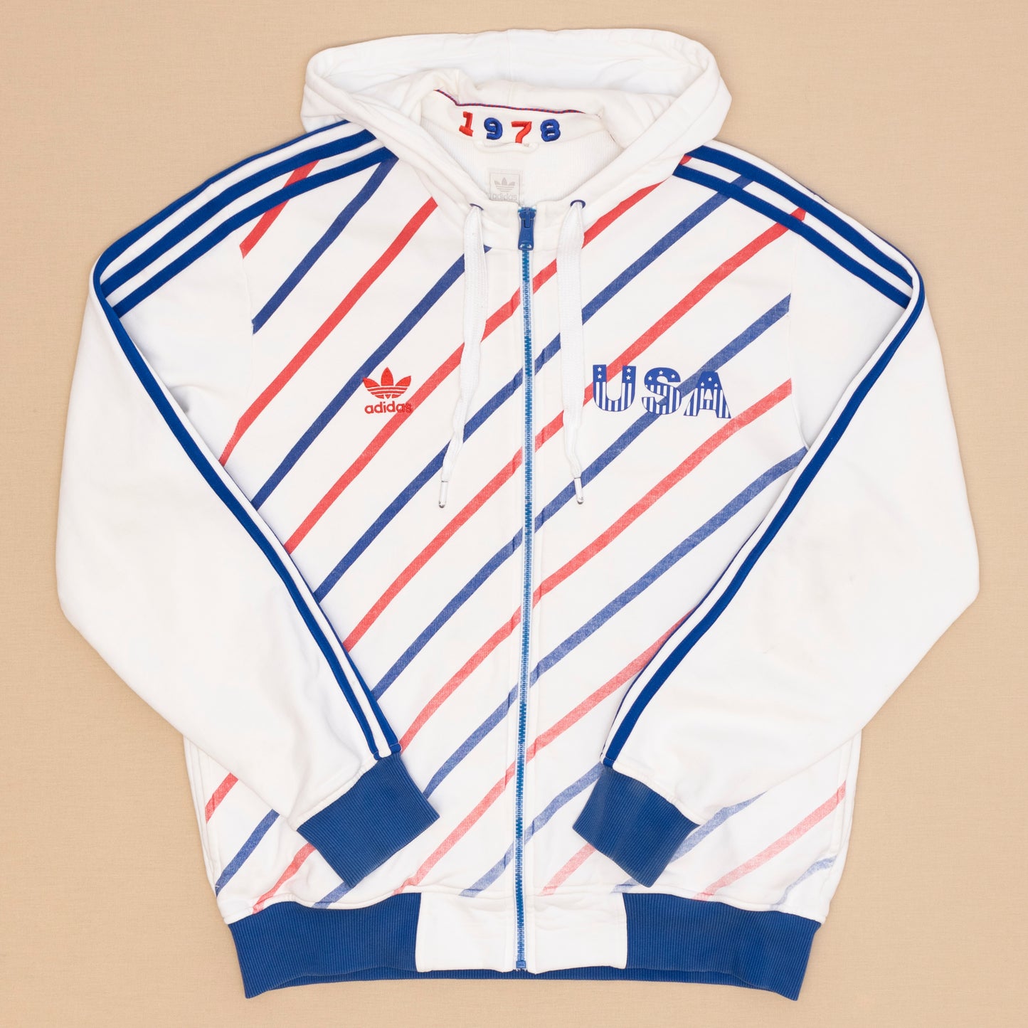 Adidas WM '78 USA Zip Hoodie, L