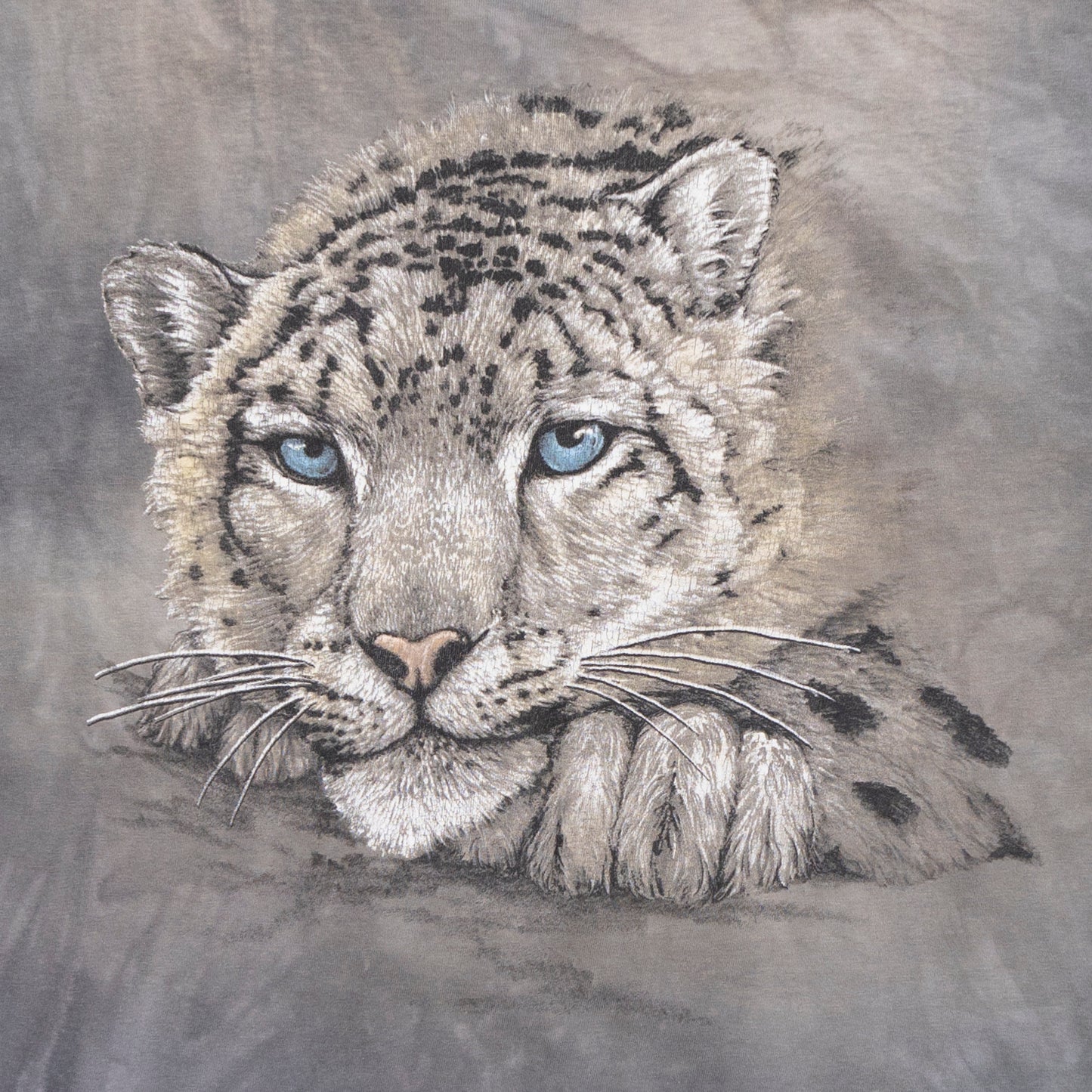 Harlequin Snow Leopard T Shirt, L