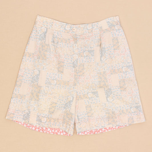 Patchwork Summer Shorts, W32