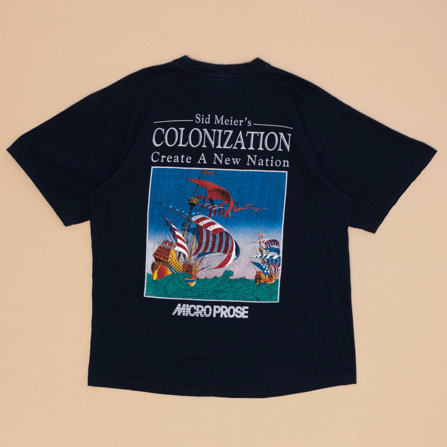 Sid Meier's Colonization T Shirt, XL