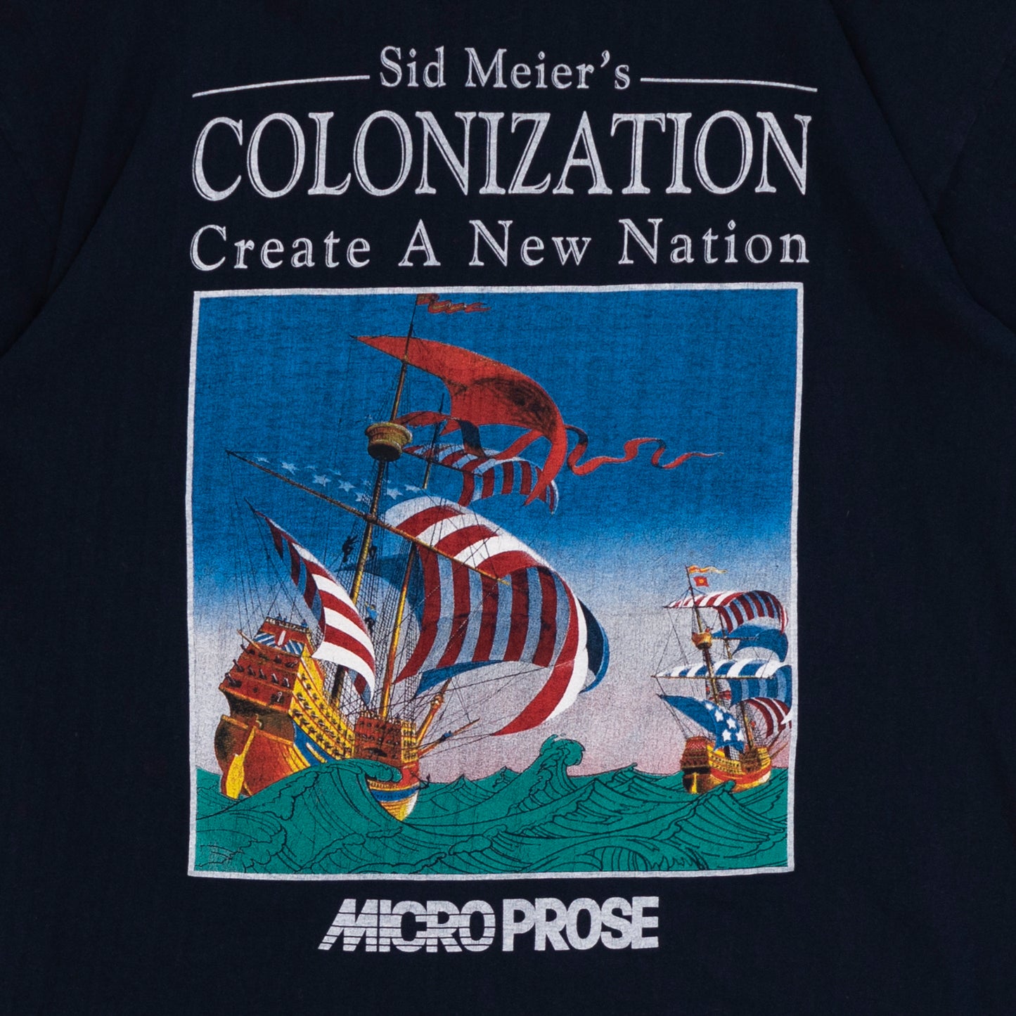 Sid Meier's Colonization T Shirt, XL