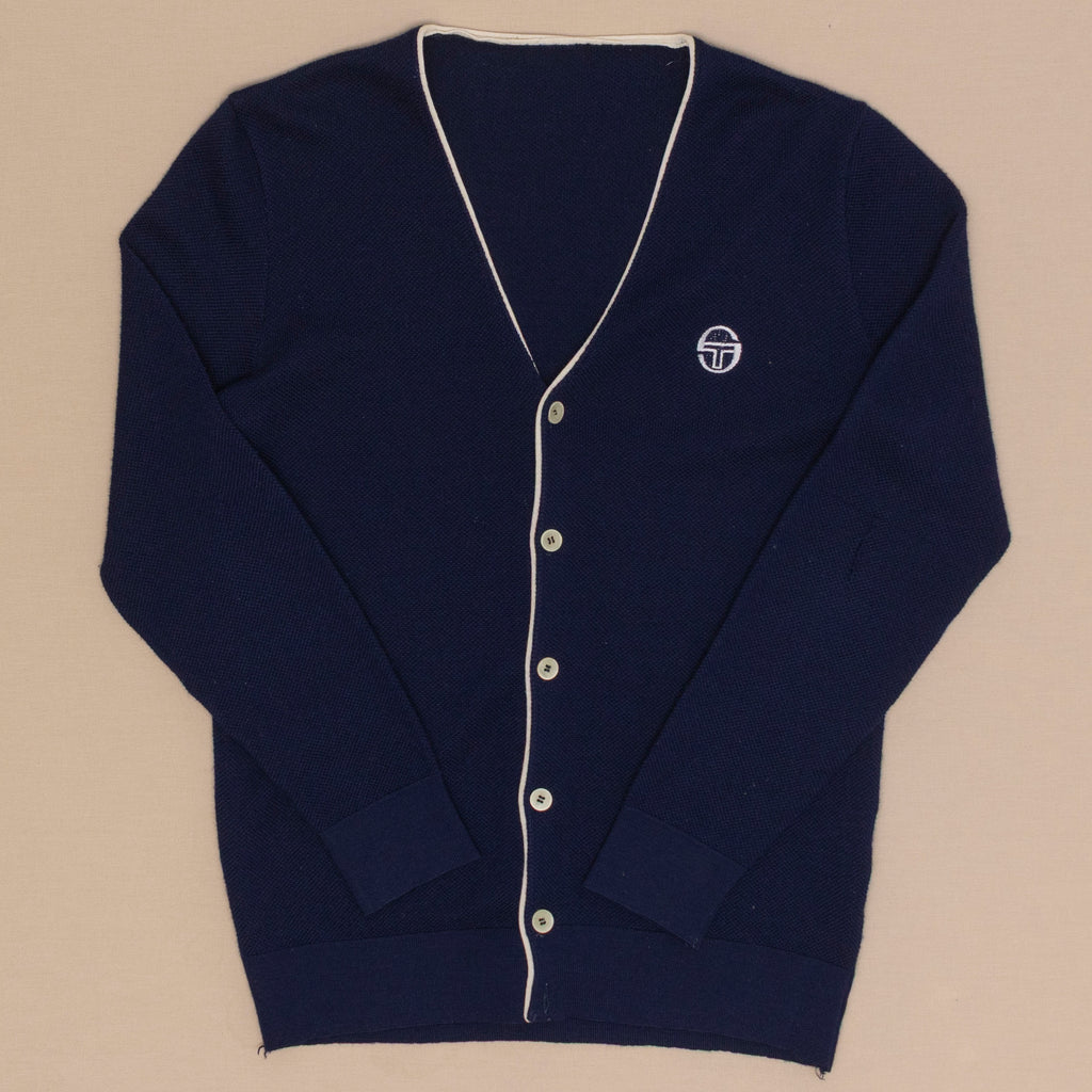 80s Sergio Tacchini Strick Cardigan, M