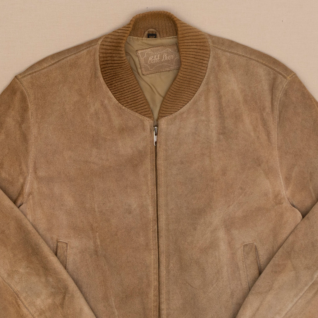 80s Leder Bomberjacke, M