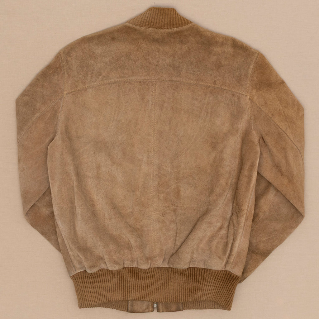 80s Leder Bomberjacke, M