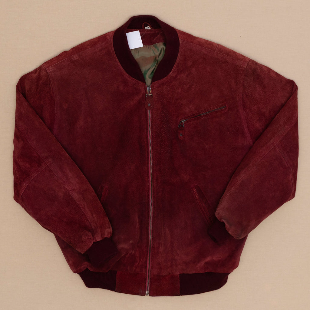 Leder Bomberjacke, M