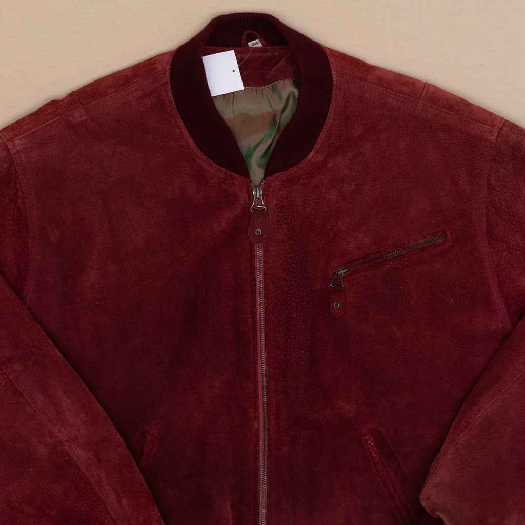 Leder Bomberjacke, M