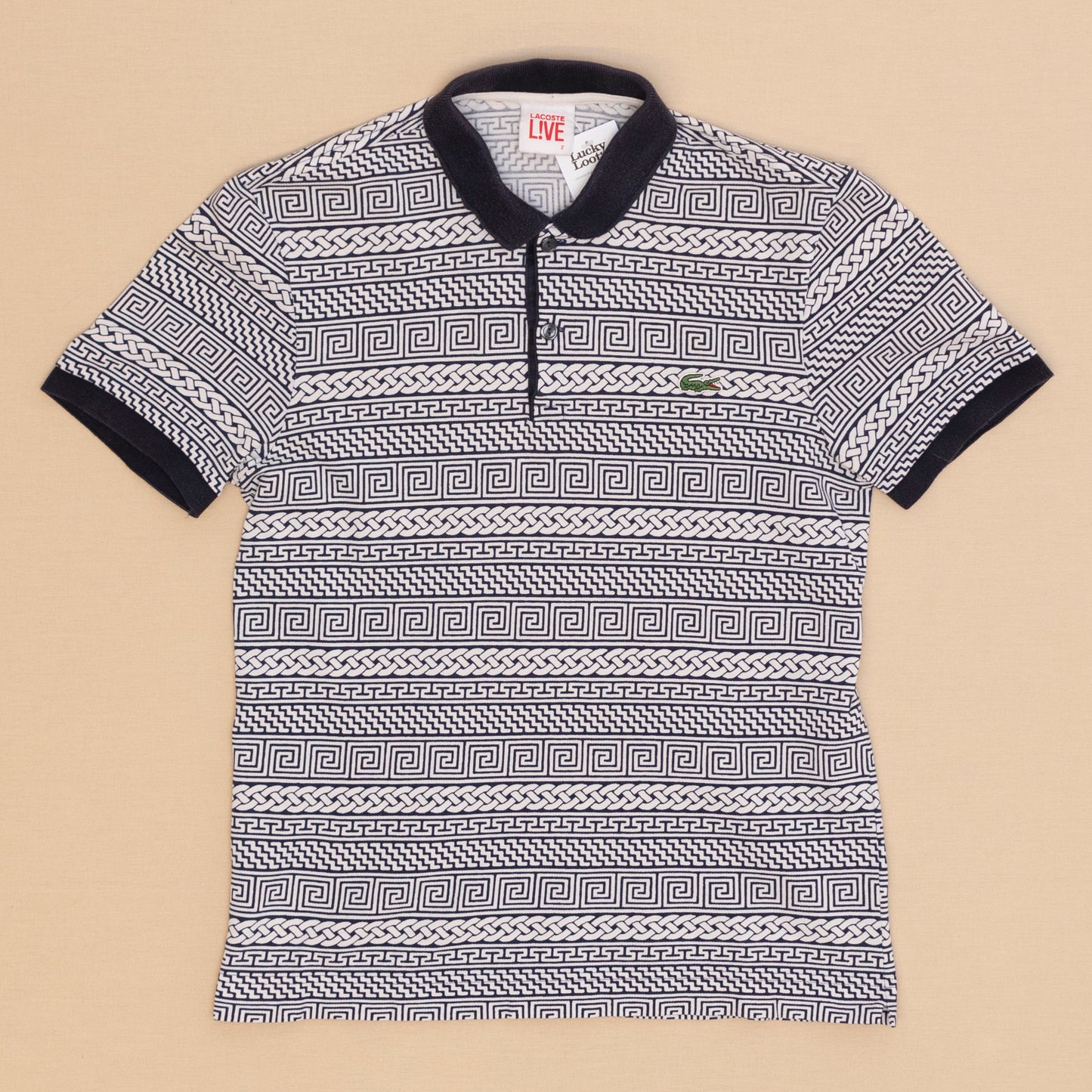 Lacoste Pattern Poloshirt, XS