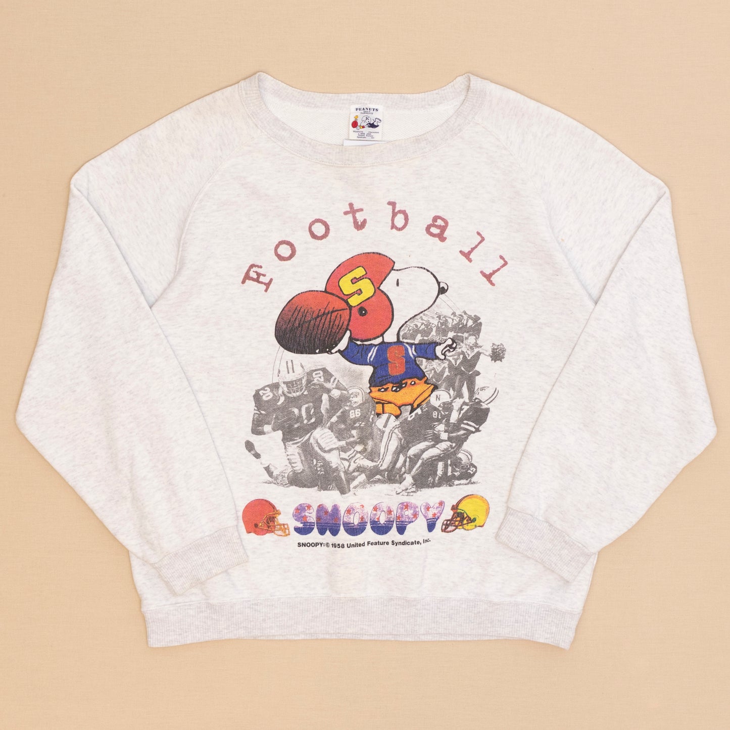 Snoopy Football Sweater, M