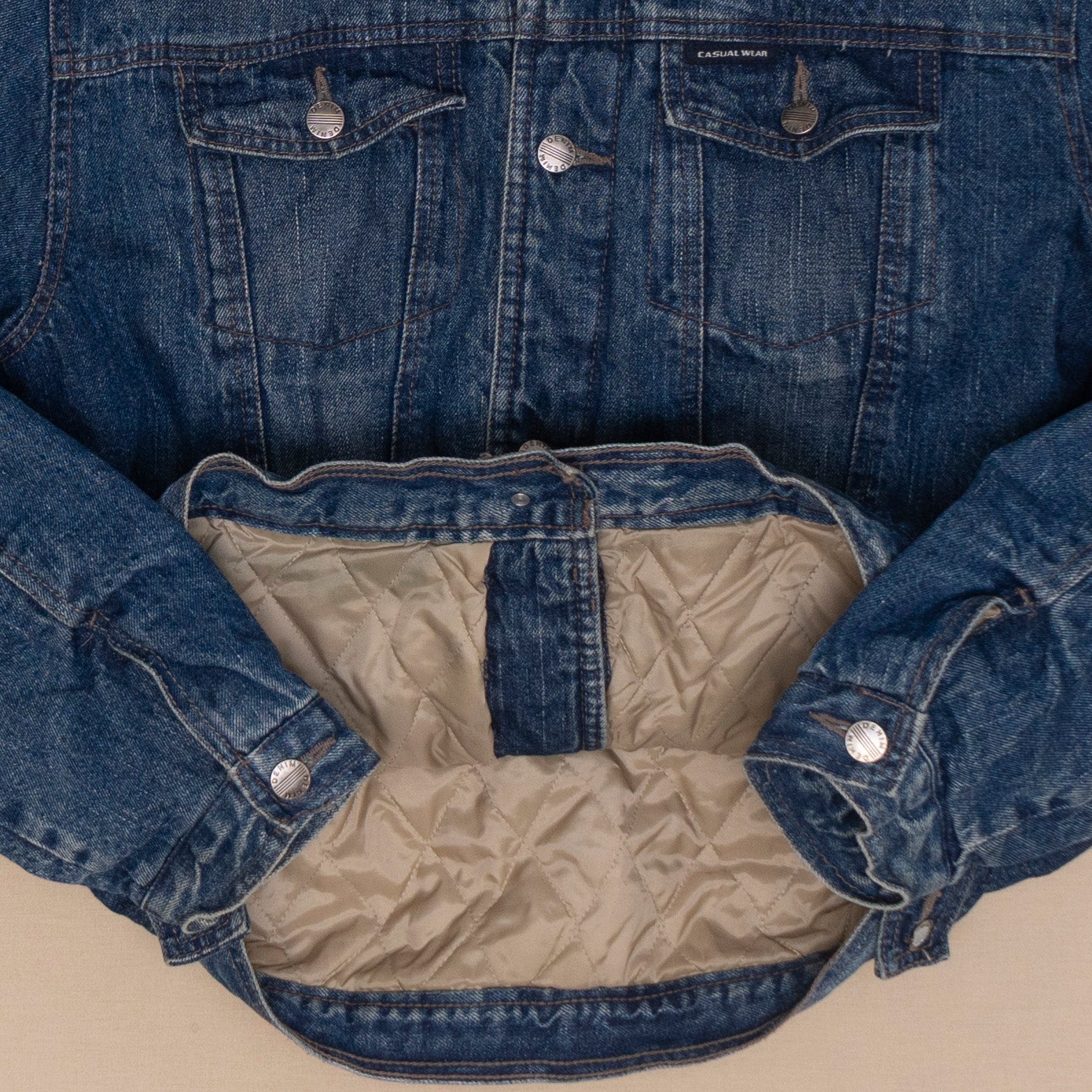 Padded Jeansjacke, L