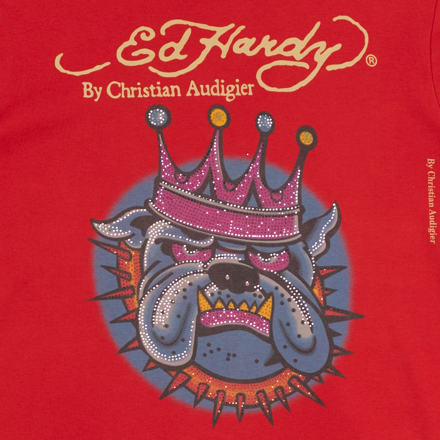 Ed Hardy Bulldog T Shirt, M-L