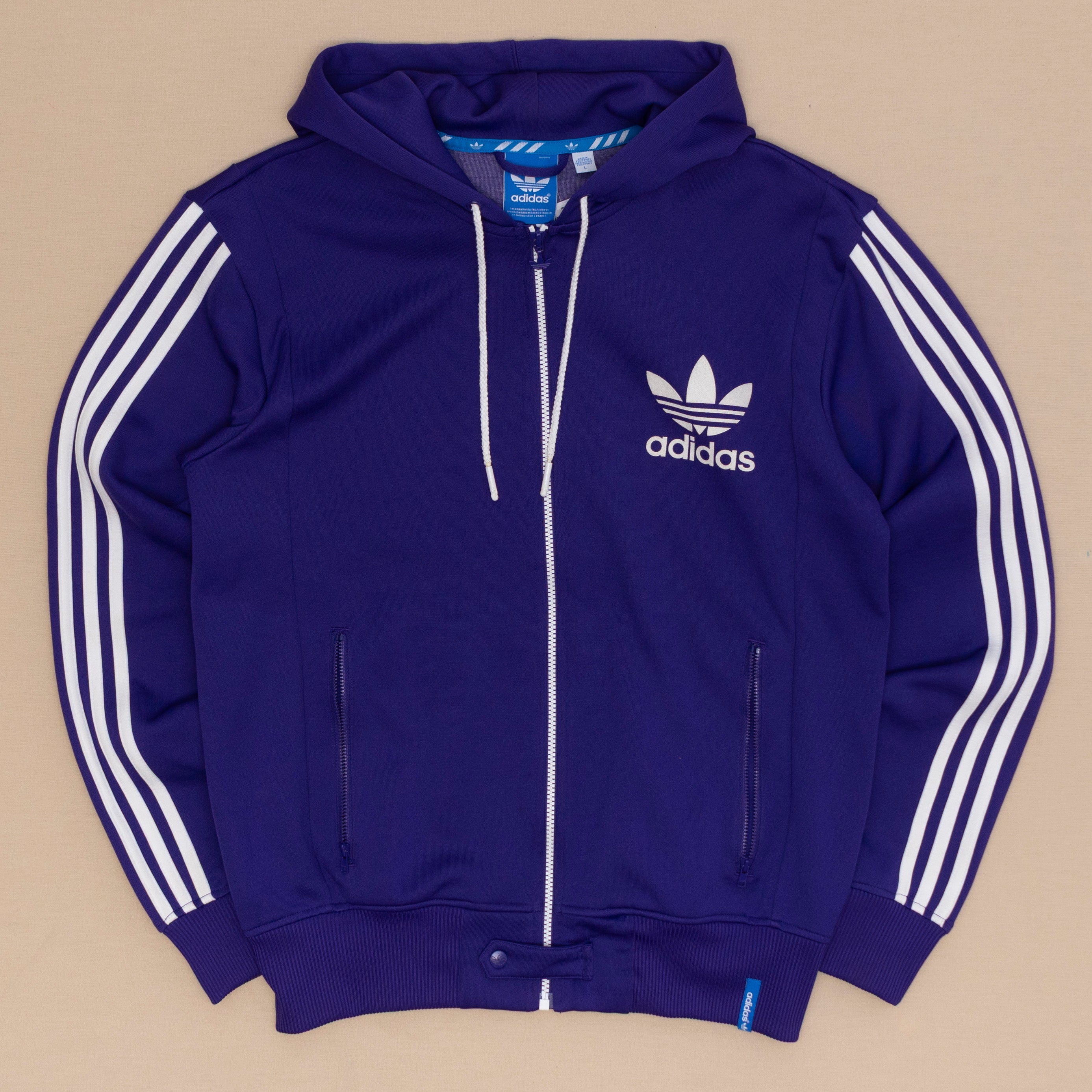 Adidas Hooded Tracktop, L