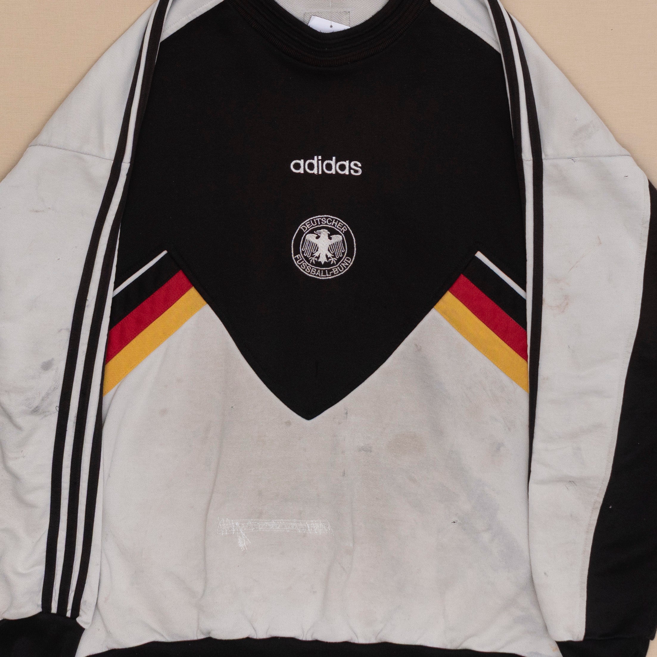 Thrashed Adidas Germany Sweater, XL