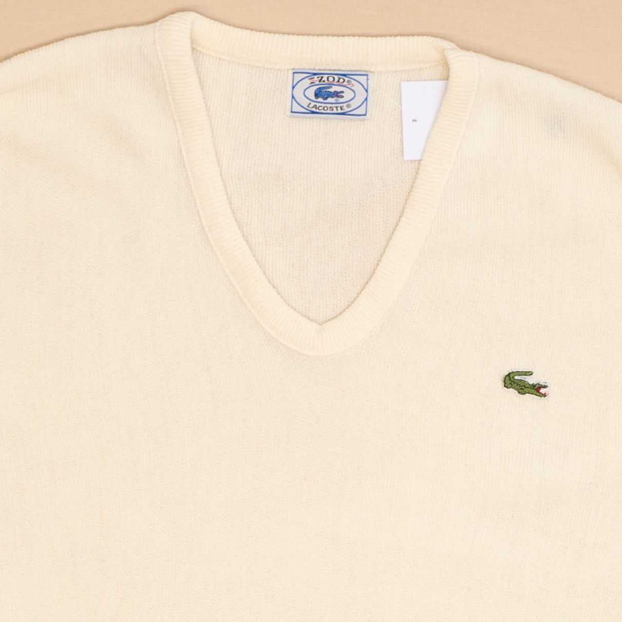 80s Lacoste Strickpullover, L