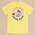 Love Tags Hate Nazis T Shirt (gelb)