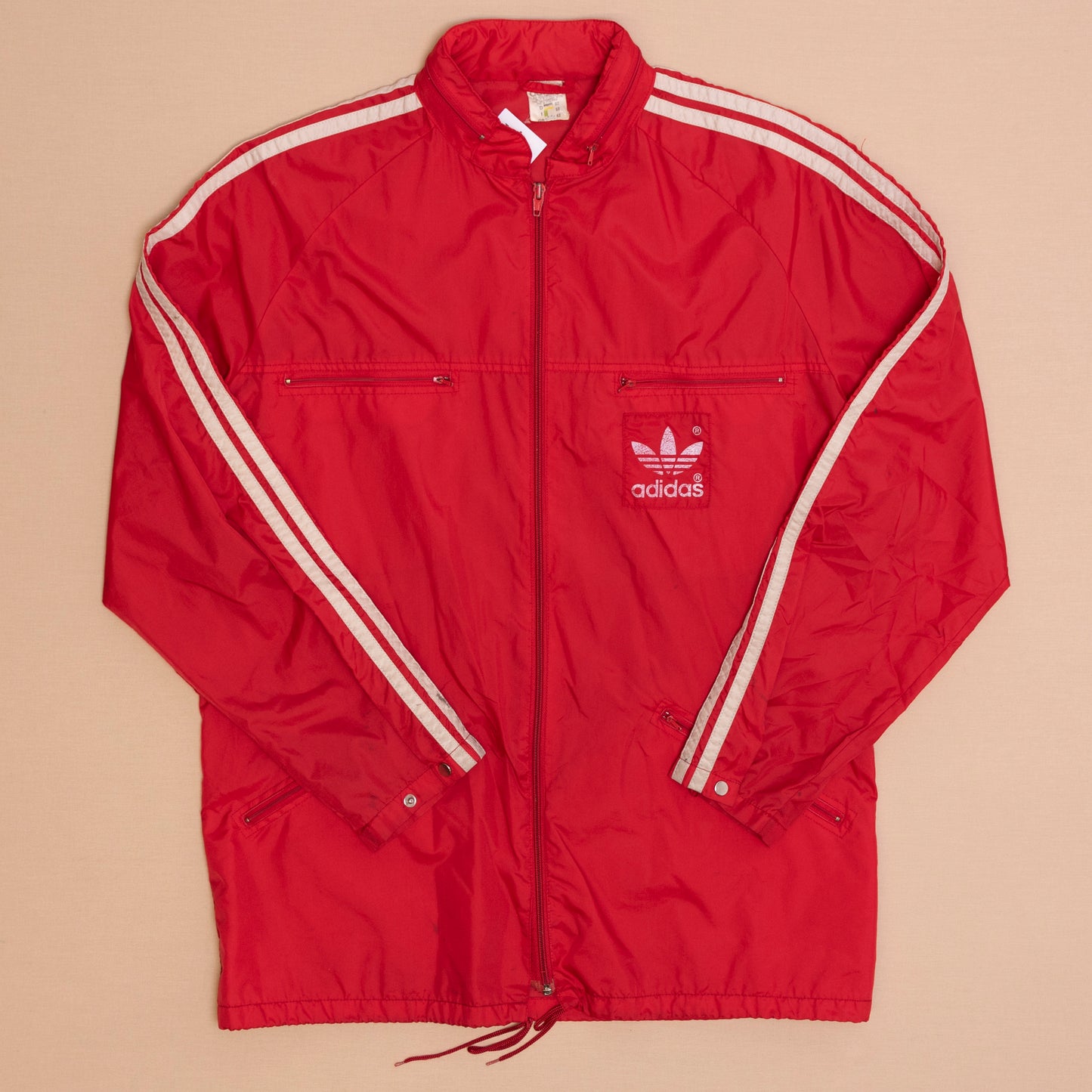 80s Adidas Regenjacke, L