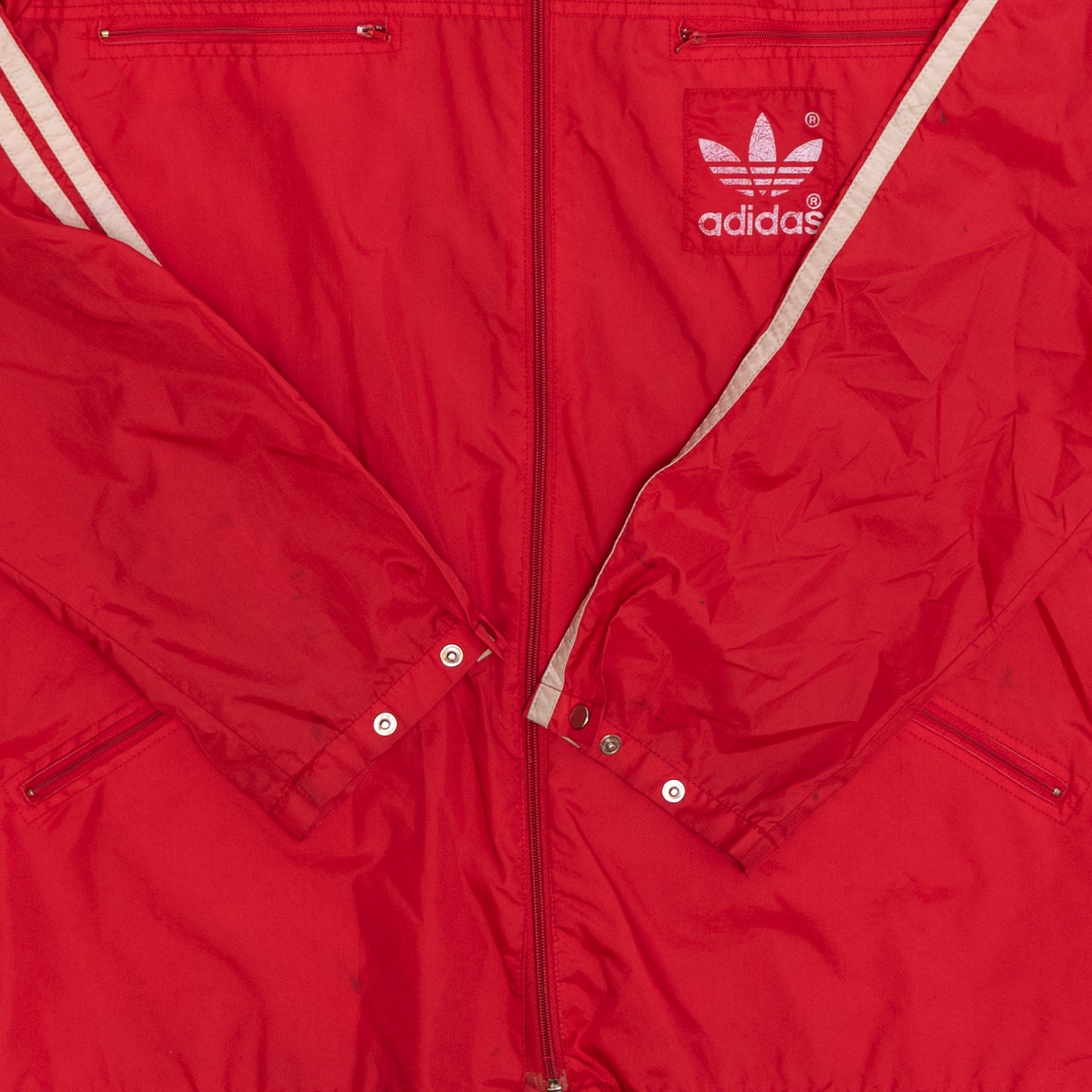 80s Adidas Regenjacke, L