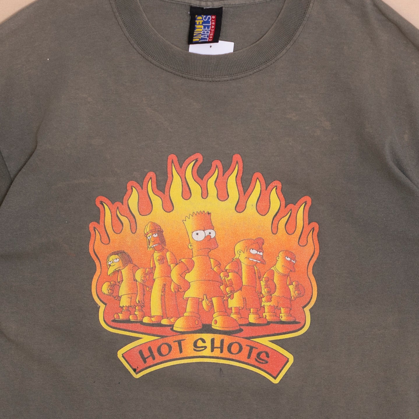 The Simpsons Hot Shots T Shirt, L