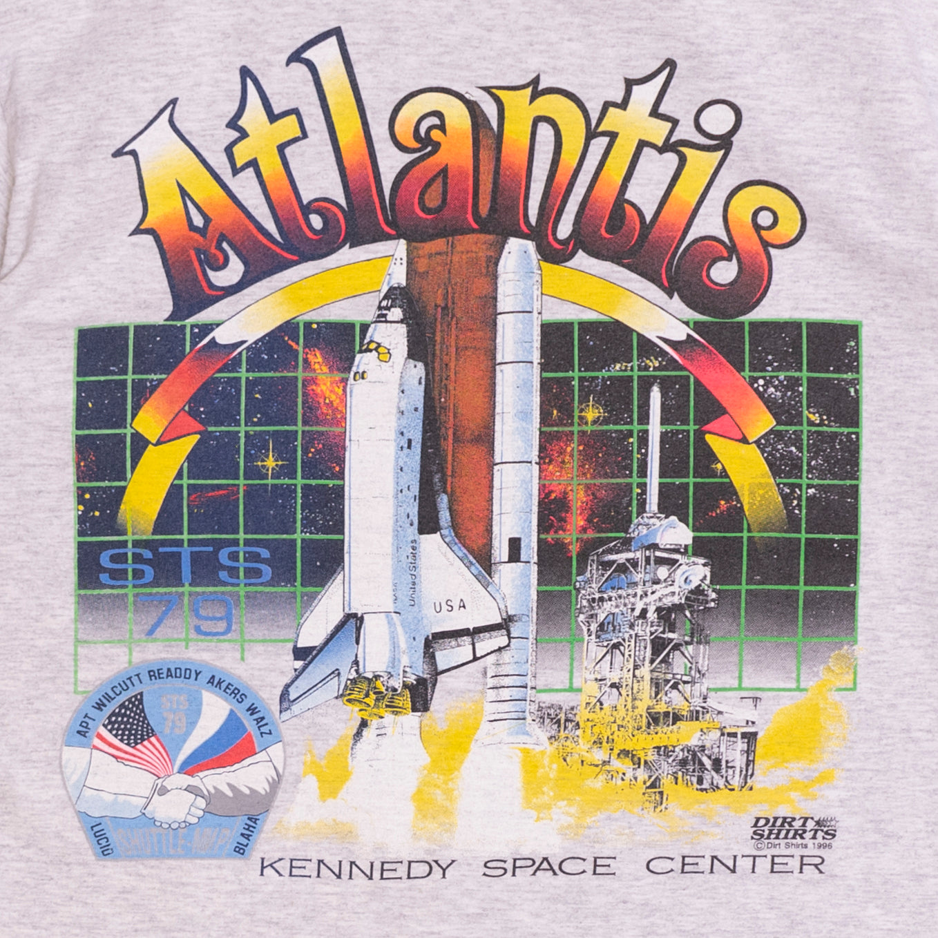 Atlantis Space Shuttle T Shirt, M