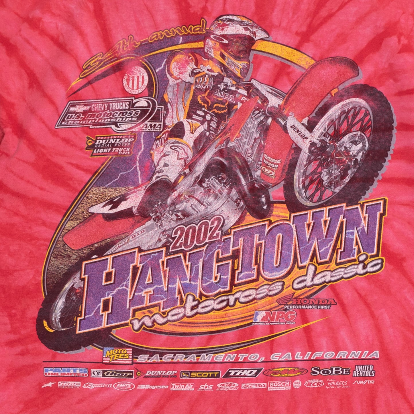 Motocross Batik T Shirt, XL