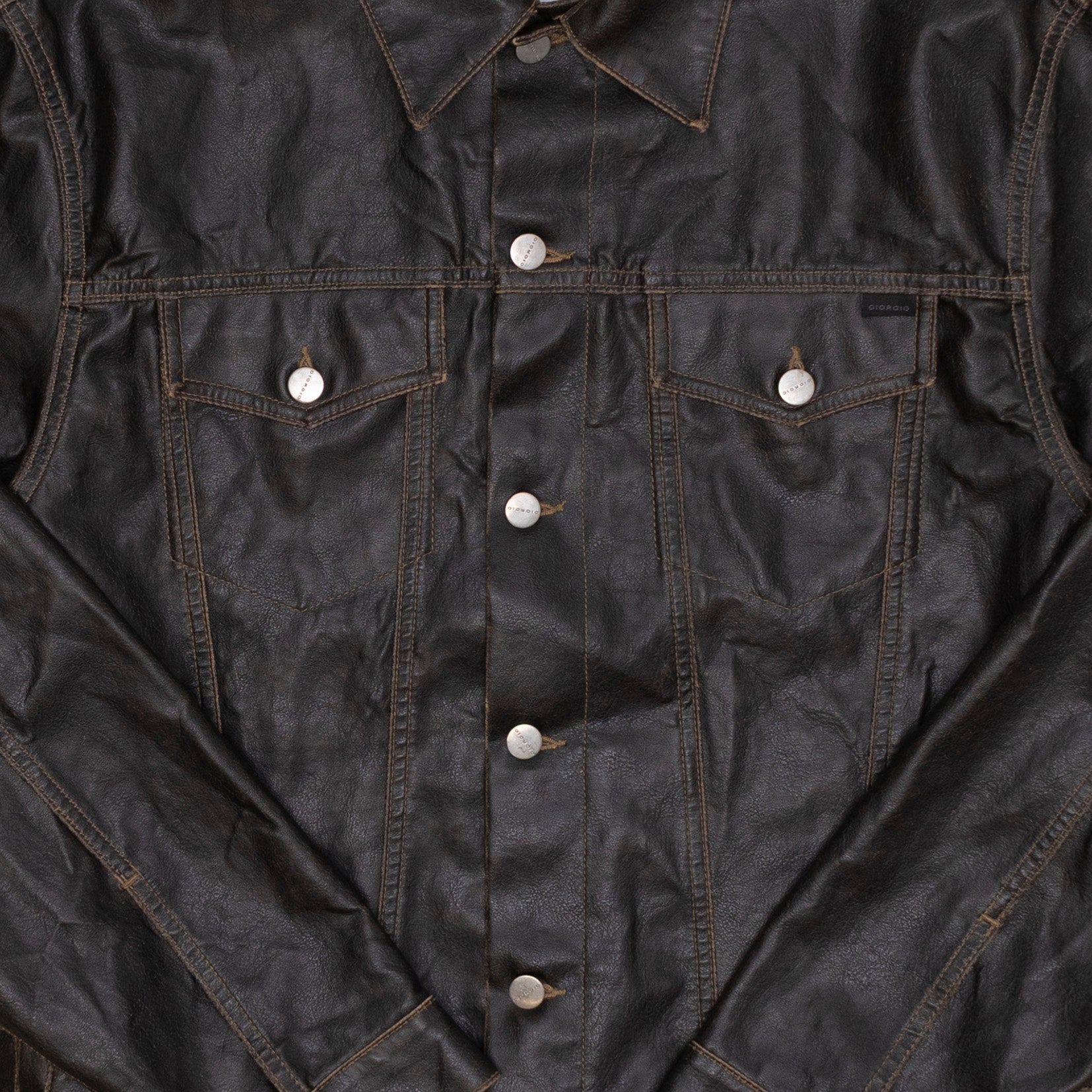 Kunstleder Jacke, XL