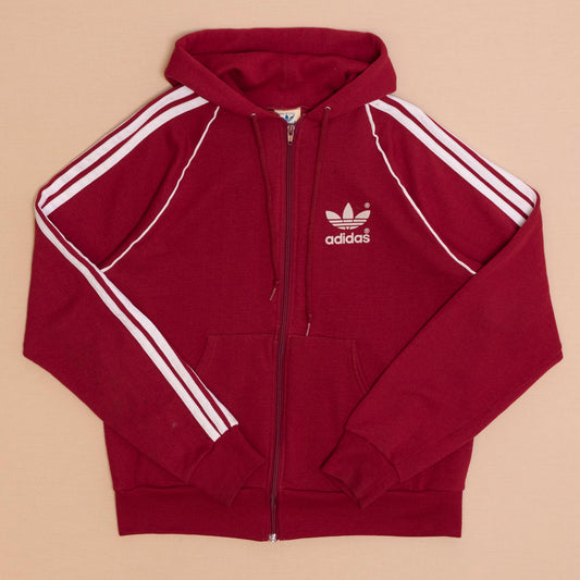 80s Adidas Zip Hoodie, M