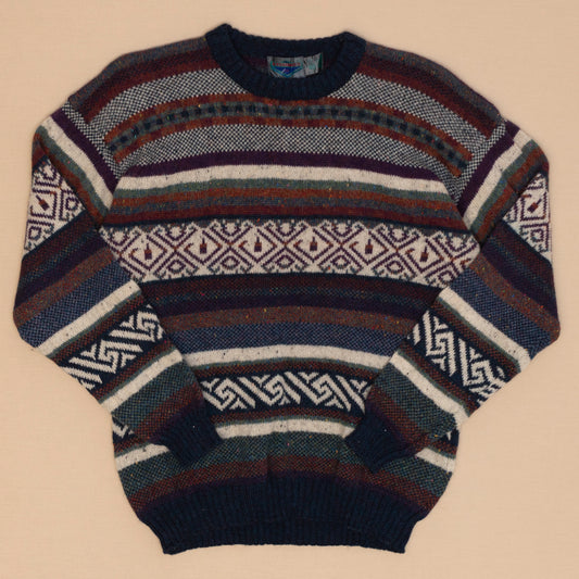 Striped Strickpullover, M