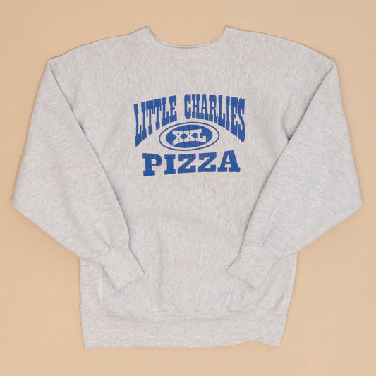 Pizza Reverse Weave Sweater, XL