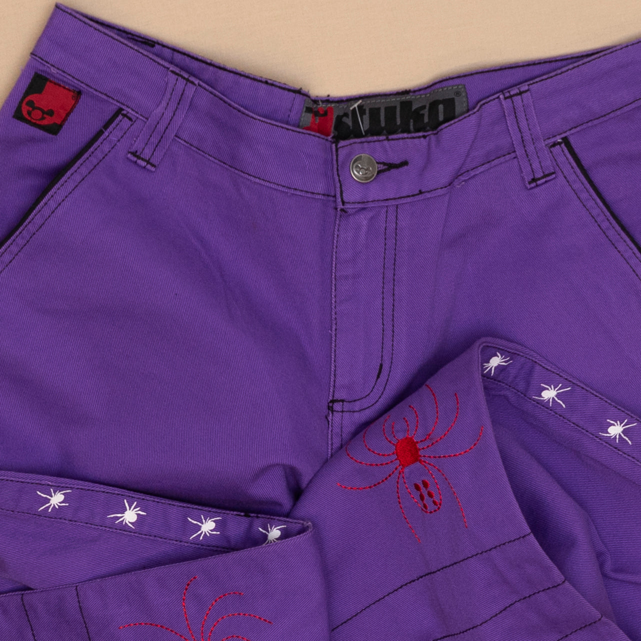 Deadstock Spider Rave Pants, W32 L33