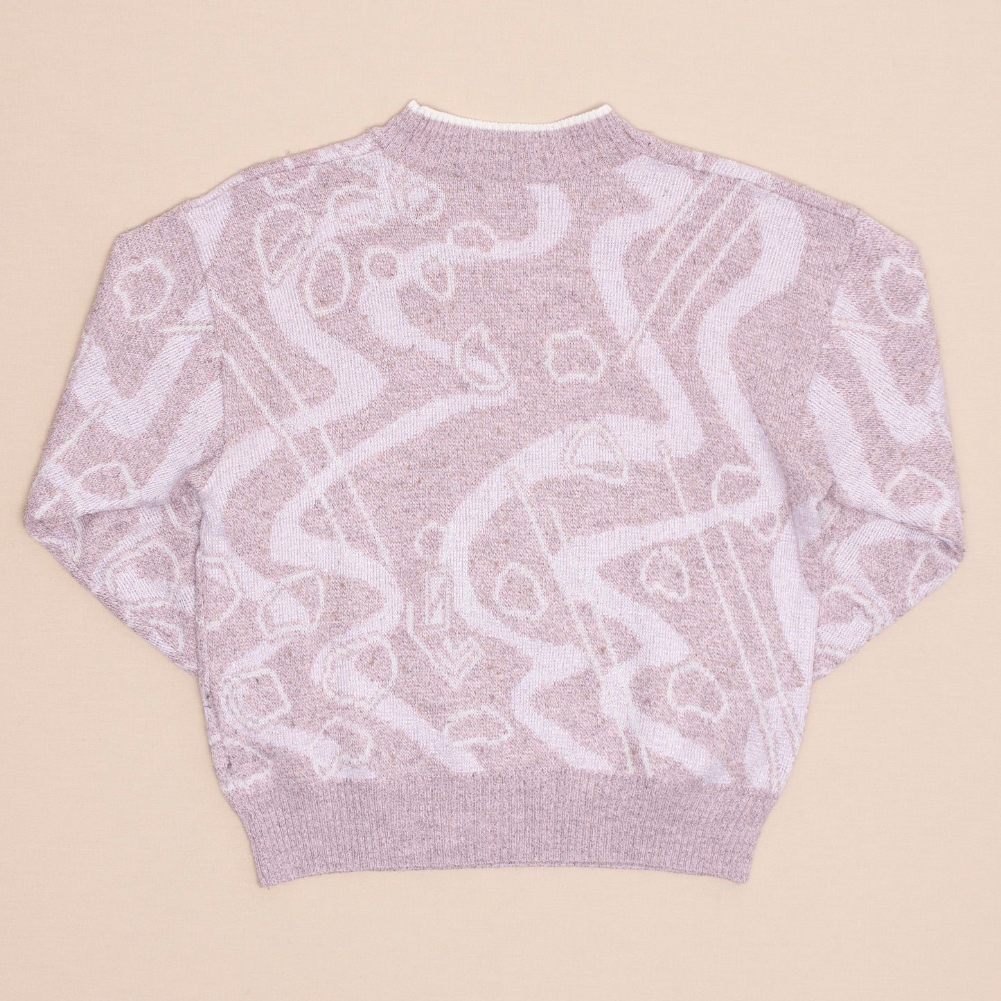 Abstract Rose Strickpullover, Womens M