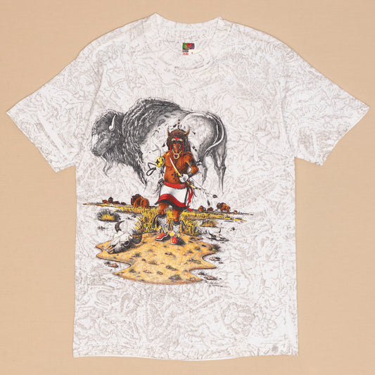 Deadstock Buffalo Spirit AOP T Shirt, M