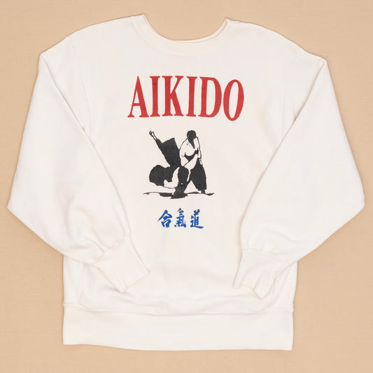 80s Aikido Champion Reverse Weave Sweater, L