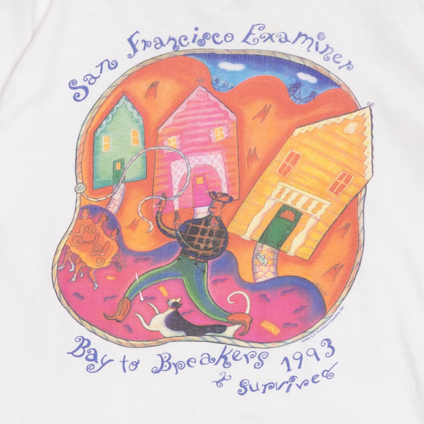 SF Bay to Breakers T Shirt, L