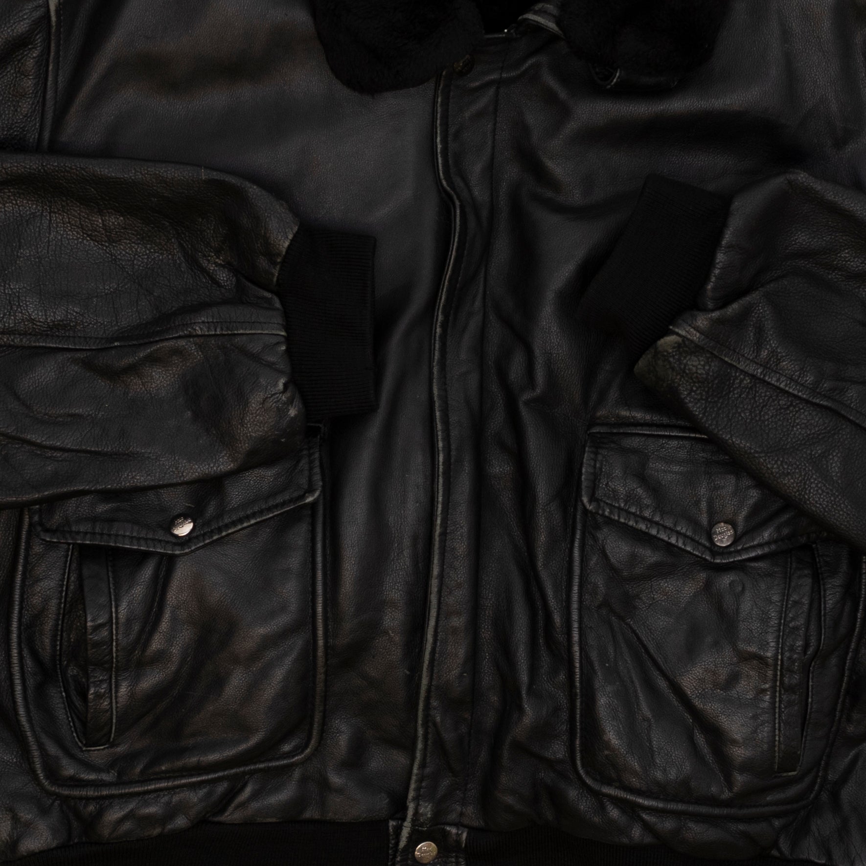 Aviator Lederjacke, L