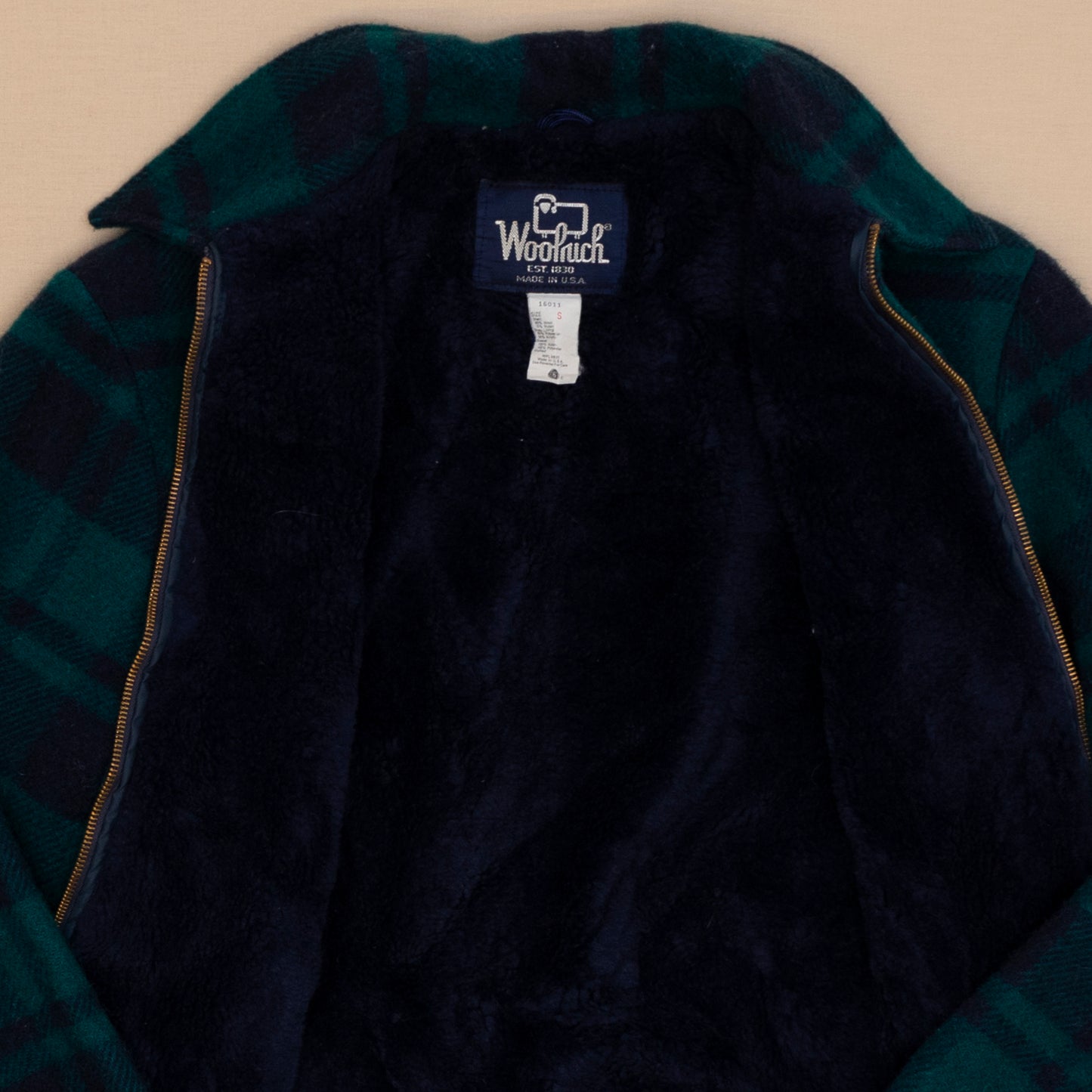 80s Woolrich Flanell Jacke, S