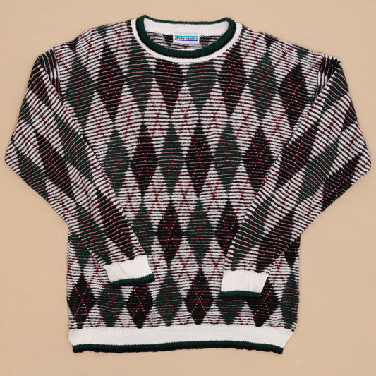 Argyle Strickpullover, XL