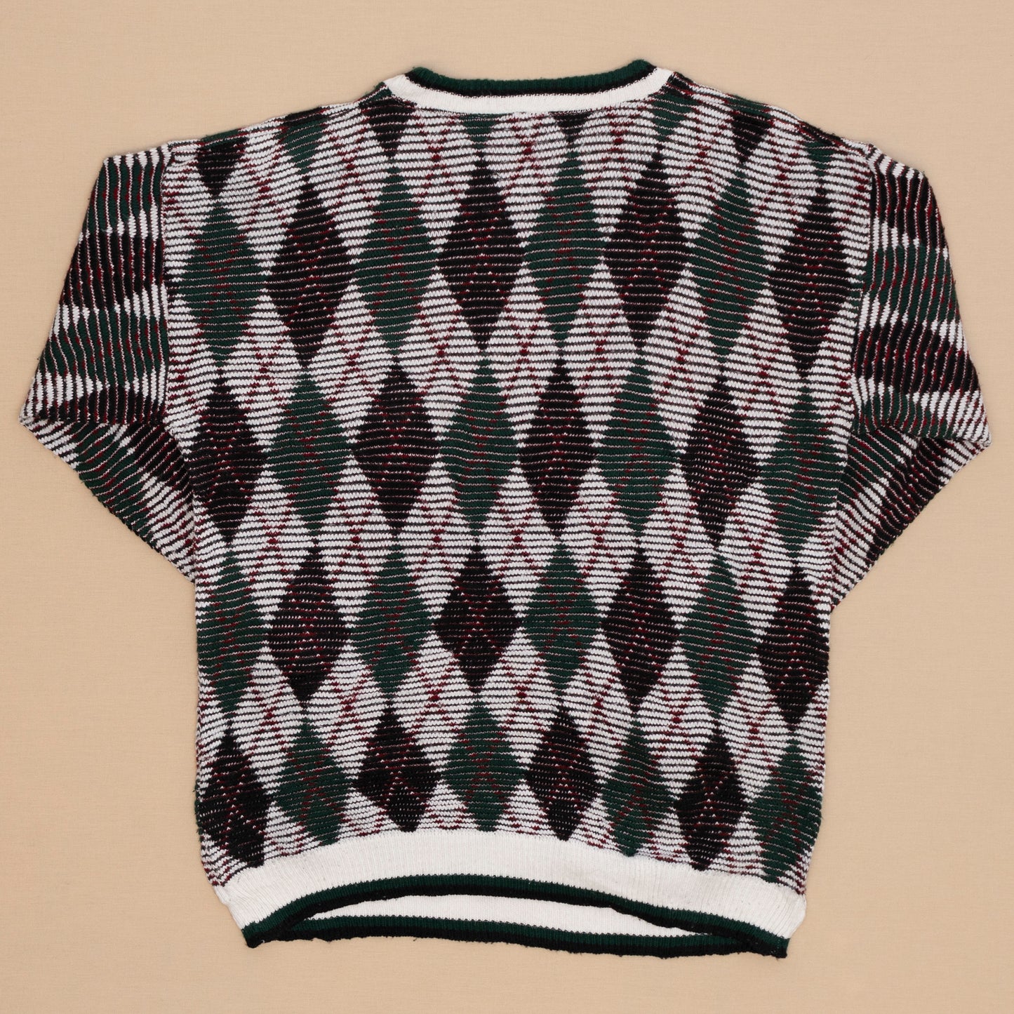 Argyle Strickpullover, XL