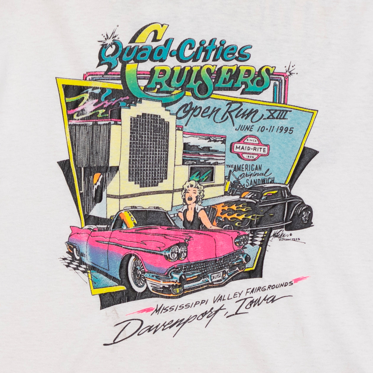 Quad Cities Cruisers T Shirt, XXL