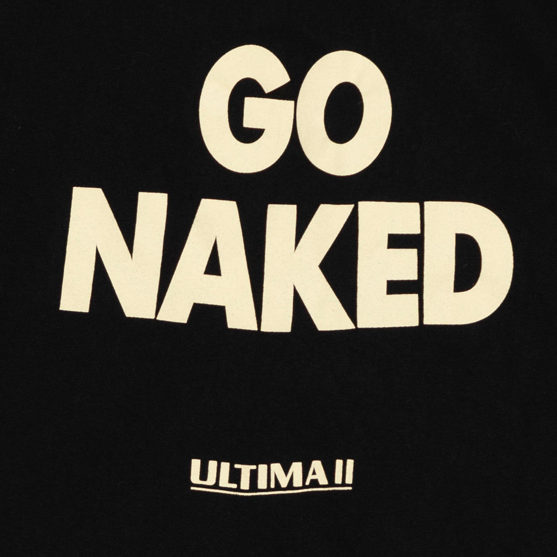 Go Naked T Shirt, XL