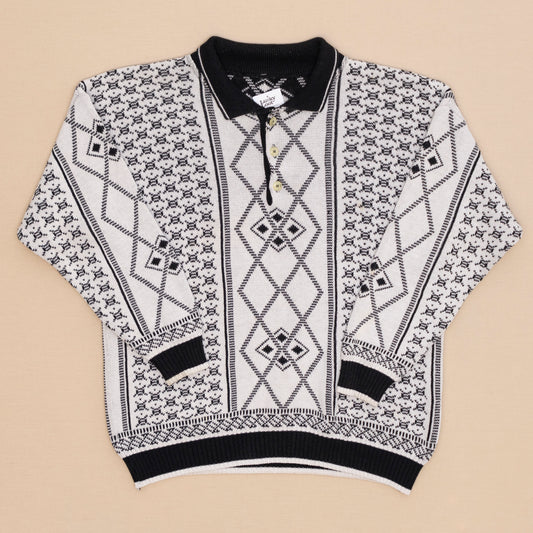Polo Strickpullover, L