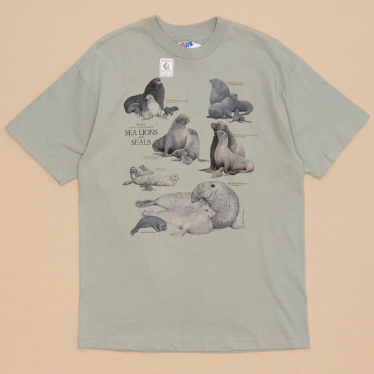 Deadstock Sea Lions & Seals T Shirt, L