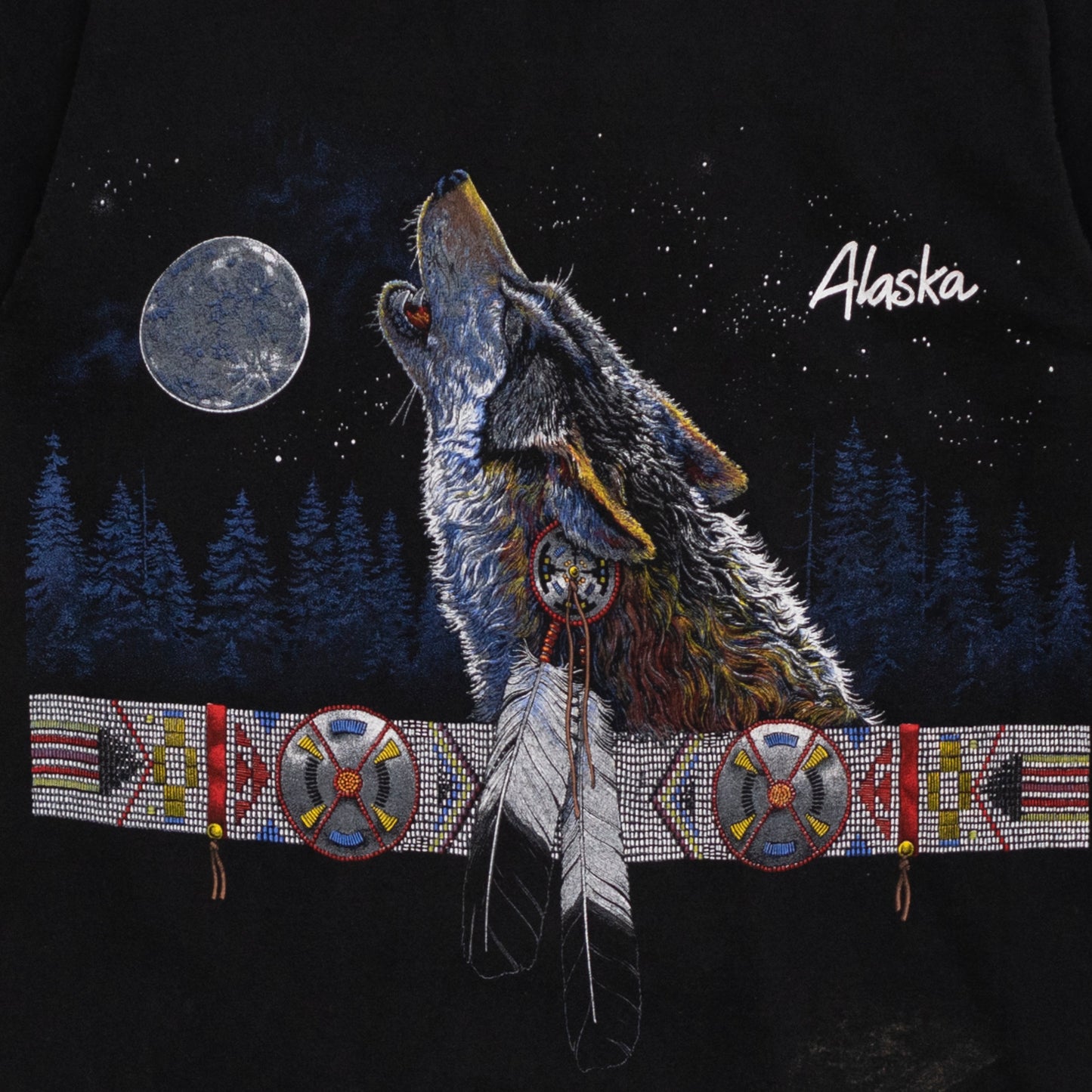 Alaska Wolf T Shirt, M