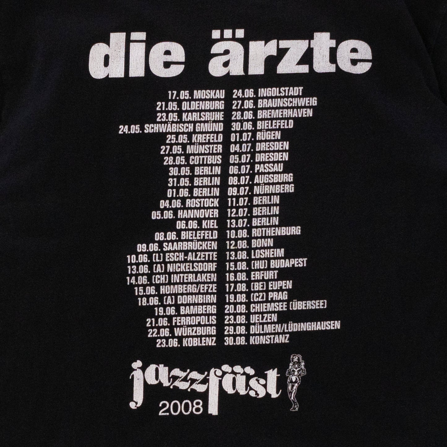 Die Ärzte Jazz Fest T Shirt, L